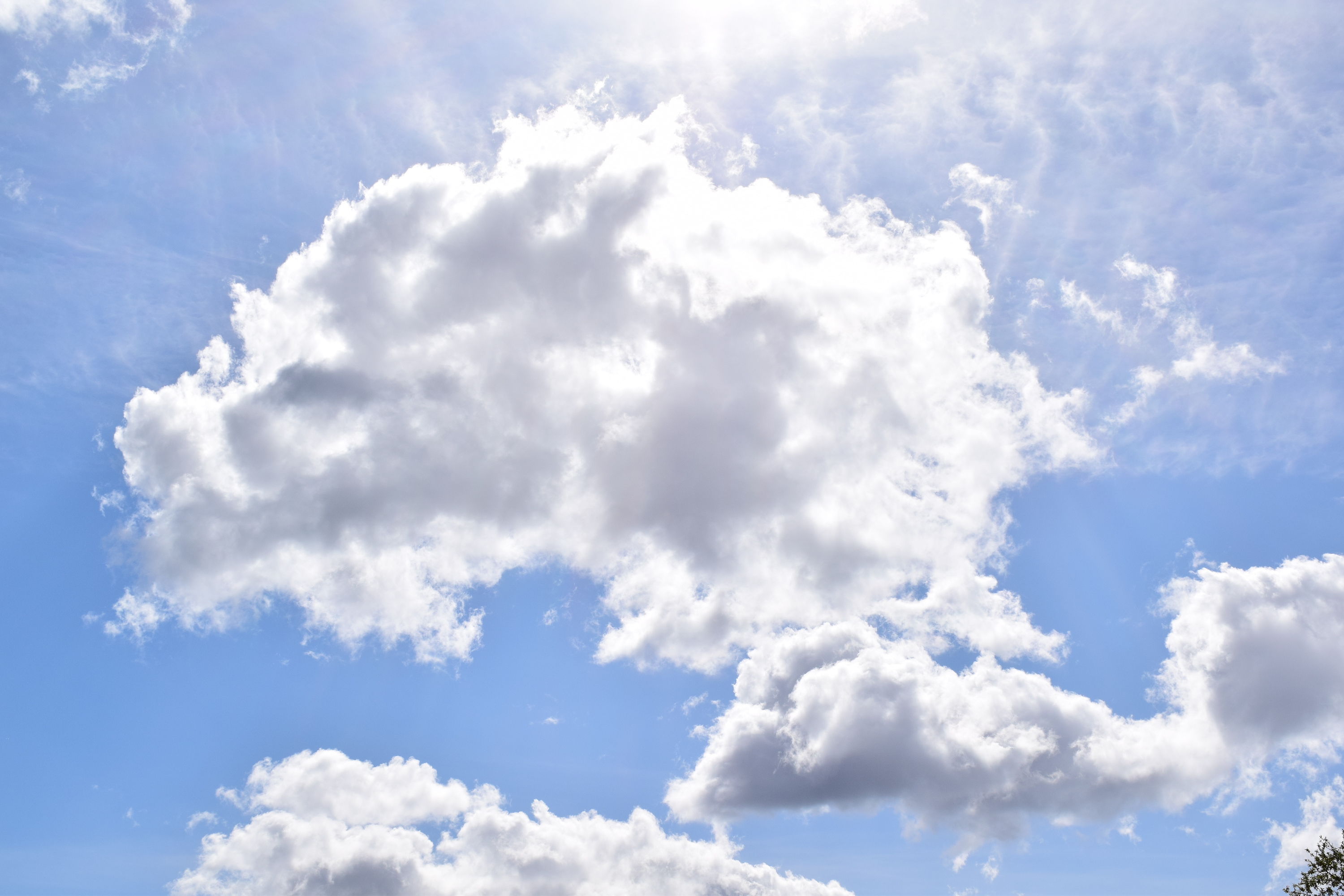 Wolke Bild mit Sonne